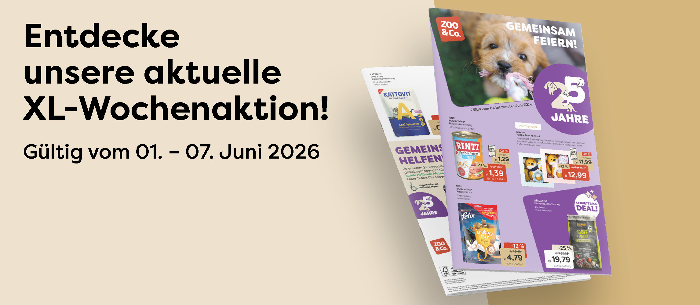 Entdecke unsere aktuelle XL-Wochenaktion vom 01.-07.06.2026!